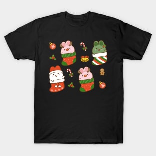 Bunnies Christmas Ornament T-Shirt
